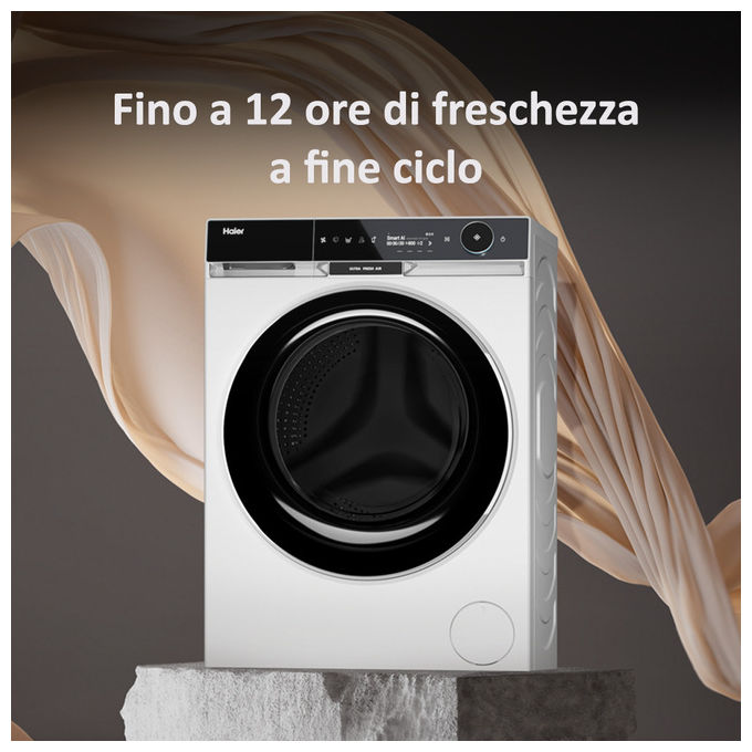 Haier Lavatrice Carica Frontale 10 Kg 1400 Giri Classe a Bianco HW100-BD14397U1