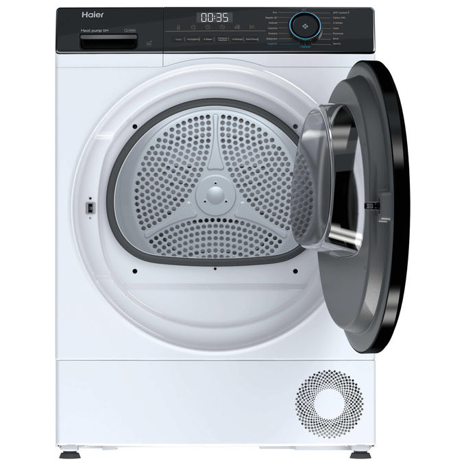Haier HD100-D939E-IT I-Pro Serie 3 Asciugatrice Pompa di Calore 10 Kg Classe D Inverter Wi-Fi (85x60x65 cm) colore Bianco