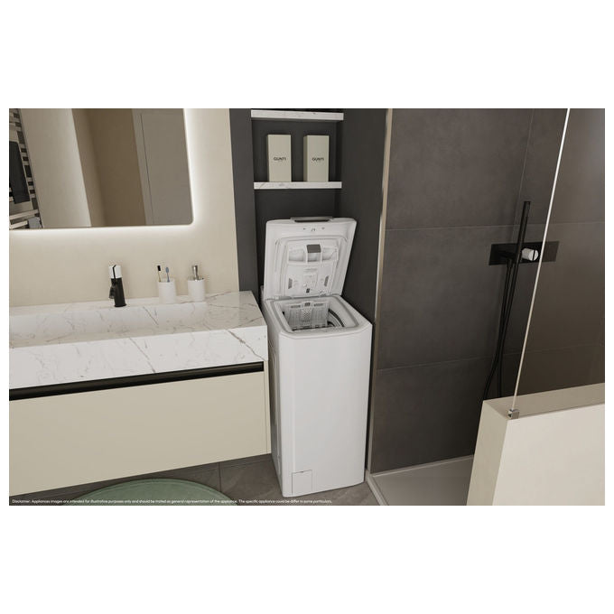 Candy TCA274TM5-S ProWash 500 Lavatrice Carica dall'alto 7 Kg Classe A 1200 rpm Inverter Wi-Fi colore Bianco