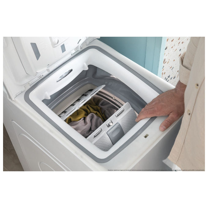 Candy TCA274TM5-S ProWash 500 Lavatrice Carica dall'alto 7 Kg Classe A 1200 rpm Inverter Wi-Fi colore Bianco
