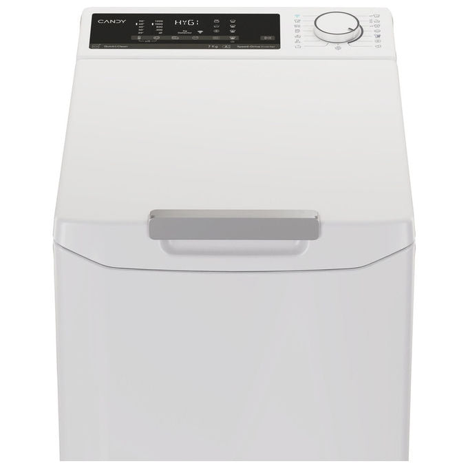 Candy TCA274TM5-S ProWash 500 Lavatrice Carica dall'alto 7 Kg Classe A 1200 rpm Inverter Wi-Fi colore Bianco