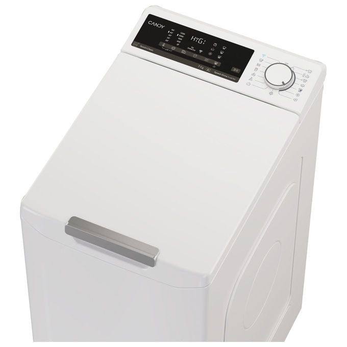 Candy TCA274TM5-S ProWash 500 Lavatrice Carica dall'alto 7 Kg Classe A 1200 rpm Inverter Wi-Fi colore Bianco