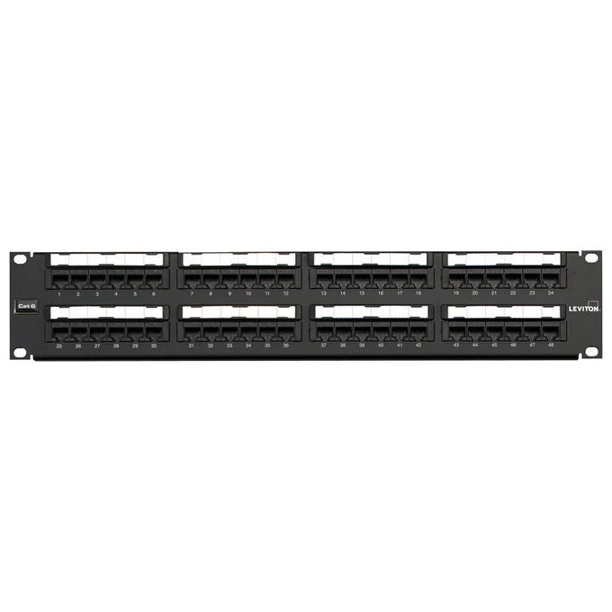 Leviton, Pannello Fibra Ottica 24 Porte con Adattatori LCD
