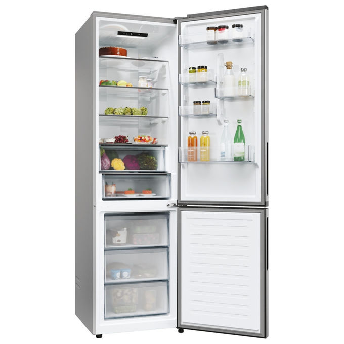 Candy CNCQ2T620DX Frigorifero Combinato Libera Installazione No Frost 2.05m Acciaio Inox colore Acciaio inox