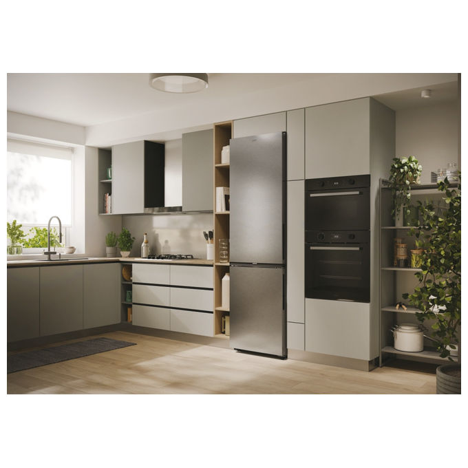 Candy CNCQ2T620DX Frigorifero Combinato Libera Installazione No Frost 2.05m Acciaio Inox colore Acciaio inox