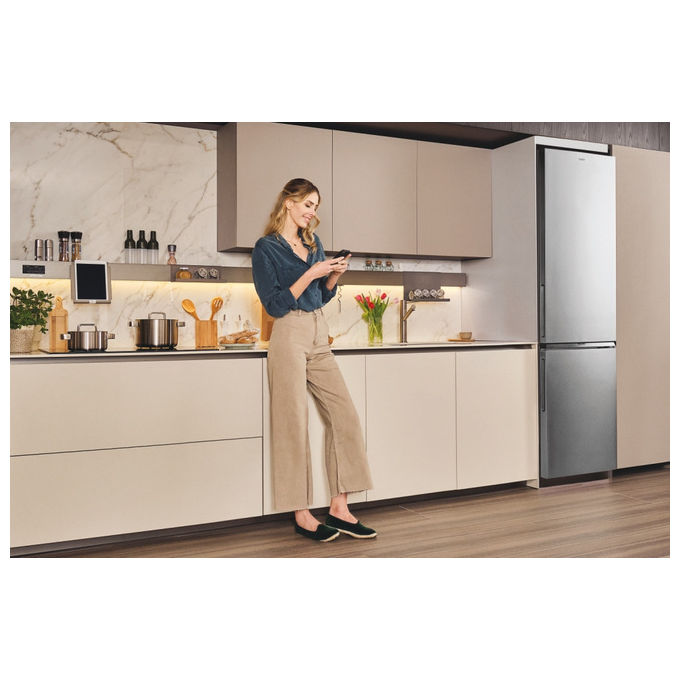 Candy CNCQ2T620DX Frigorifero Combinato Libera Installazione No Frost 2.05m Acciaio Inox colore Acciaio inox