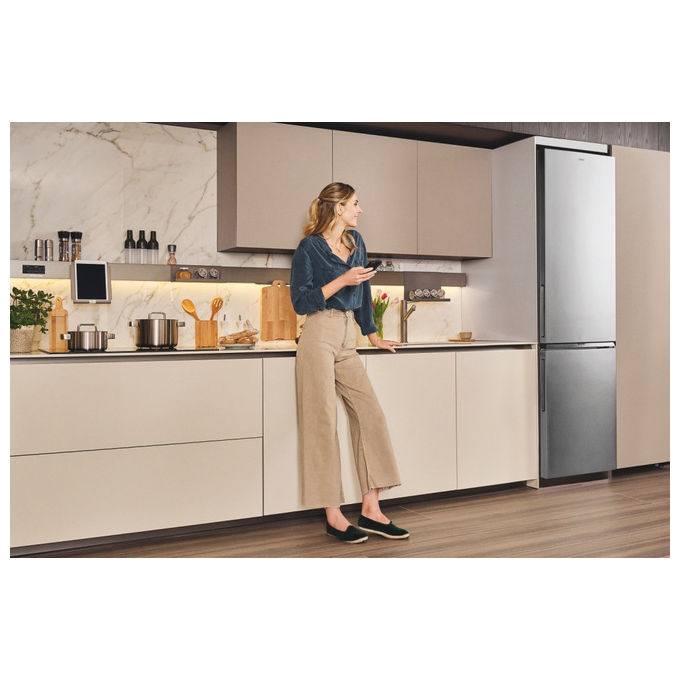 Candy CNCQ2T620DX Frigorifero Combinato Libera Installazione No Frost 2.05m Acciaio Inox colore Acciaio inox