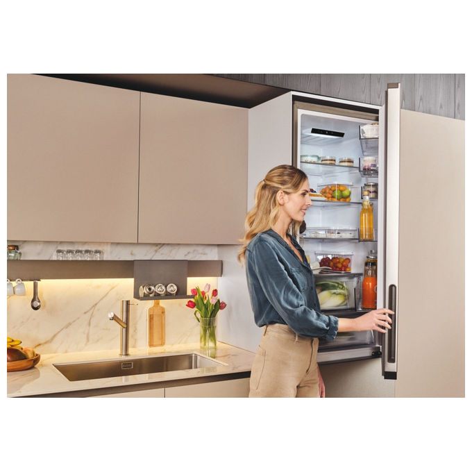 Candy CNCQ2T620DX Frigorifero Combinato Libera Installazione No Frost 2.05m Acciaio Inox colore Acciaio inox
