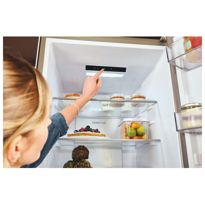 Candy CNCQ2T620DX Frigorifero Combinato Libera Installazione No Frost 2.05m Acciaio Inox colore Acciaio inox