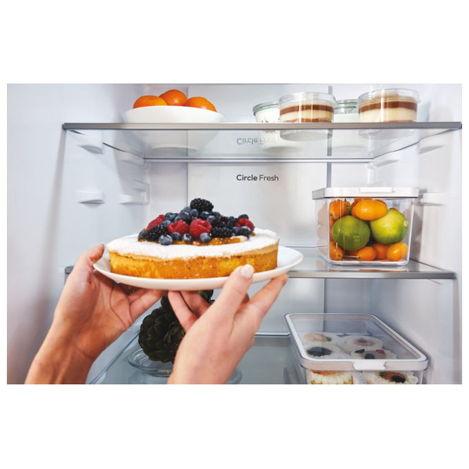 Candy CNCQ2T620DX Frigorifero Combinato Libera Installazione No Frost 2.05m Acciaio Inox colore Acciaio inox