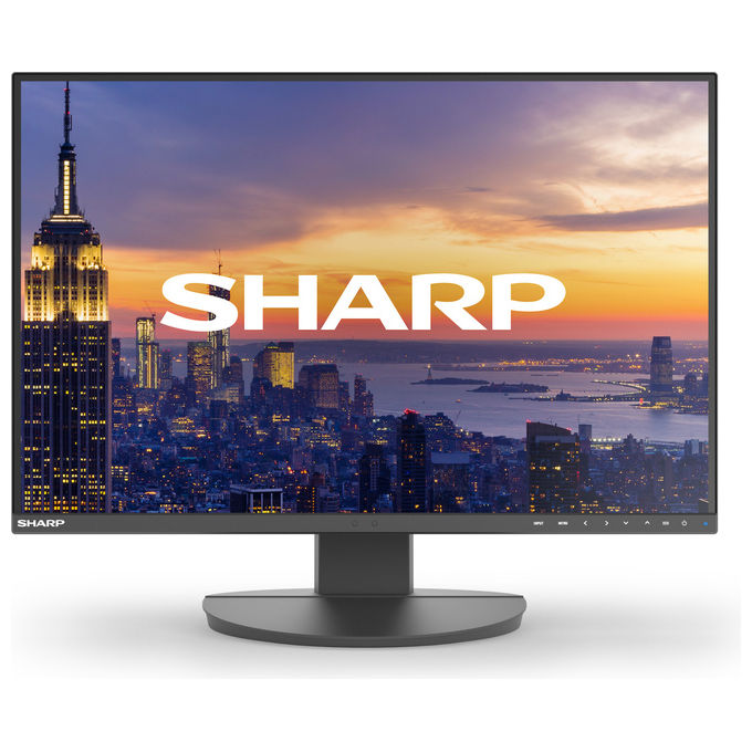 Sharp, Monitor PC, 24'' Full HD LCD, MultiSync EA242W, Nero