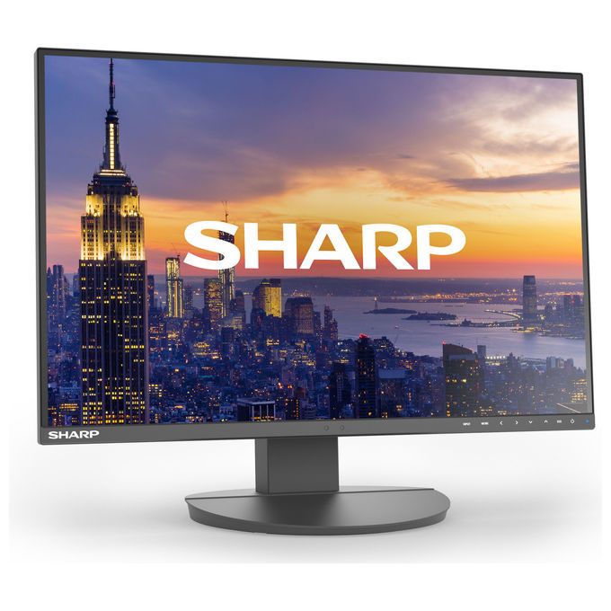 Sharp, Monitor PC, 24'' Full HD LCD, MultiSync EA242W, Nero