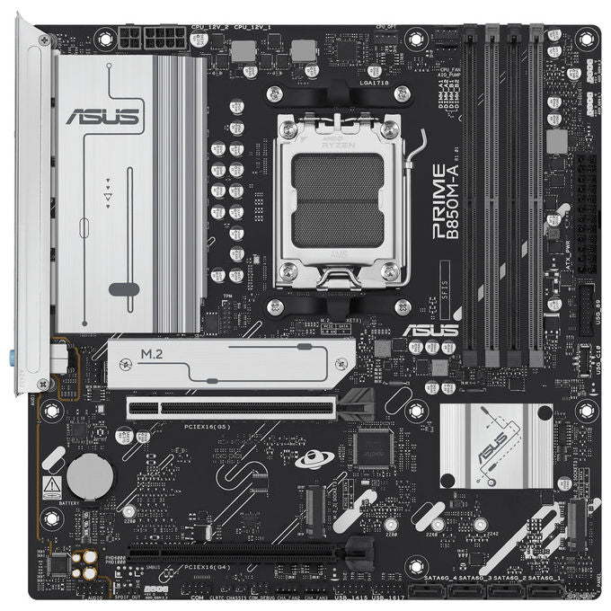 ASUS Prime B850M-A-CSM Scheda Madre Micro-ATX Socket AM5 Chipset AMD B850