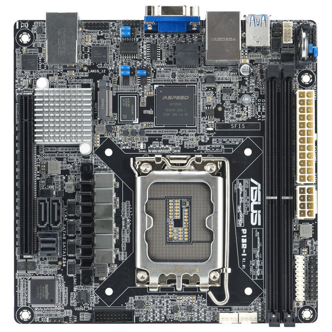 Asus, Scheda Madre, Mini-ITX, Intel C262 LGA 1700, DDR5, Gigabit Ethernet