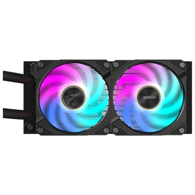 Gigabyte, Aorus Waterforce X II 240, Raffreddamento Liquido a AIO, 2 Ventole ARGB 120mm, Compatibile Intel LGA 1851-AMD AM5