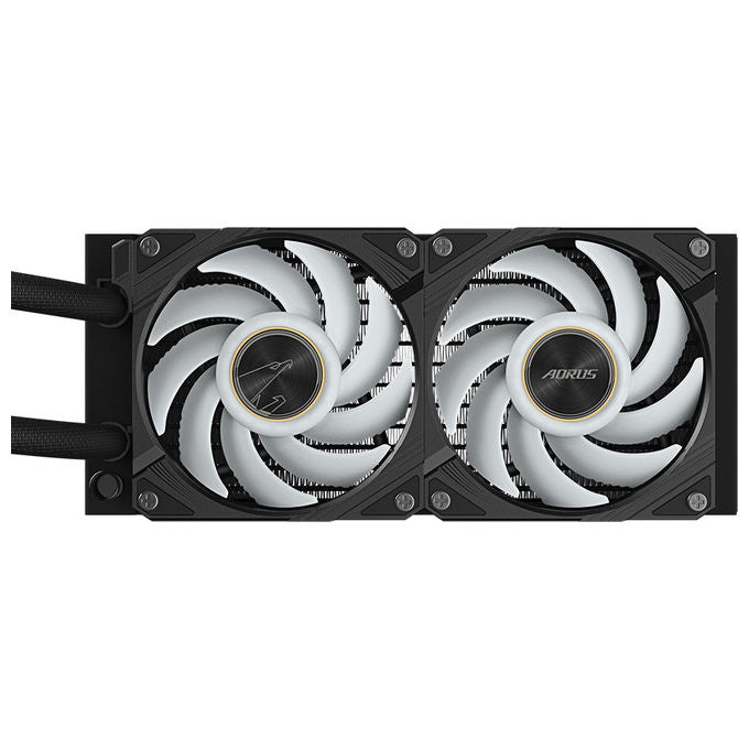 Gigabyte, Aorus Waterforce X II 240, Raffreddamento Liquido a AIO, 2 Ventole ARGB 120mm, Compatibile Intel LGA 1851-AMD AM5