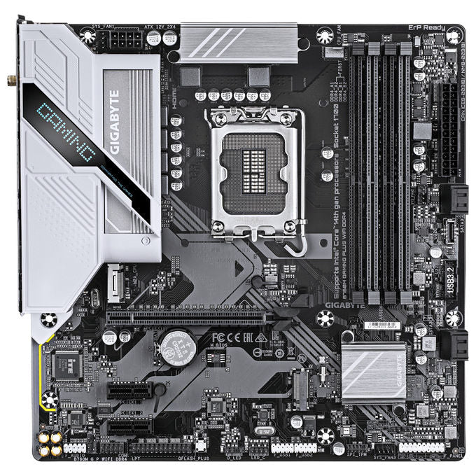 Gigabyte, Scheda Madre B760M Gaming Plus Wifi DDR4, Chipset Intel, Socket LGA 1700