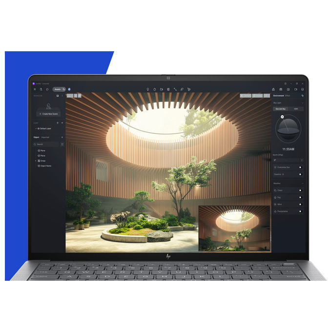 HP Zbook Ultra G1a Workstation mobile AMD Ryzen AI Max Pro 395 14'' WUXGA 128GB RAM 1TB SSD Windows 11 Pro colore Argento