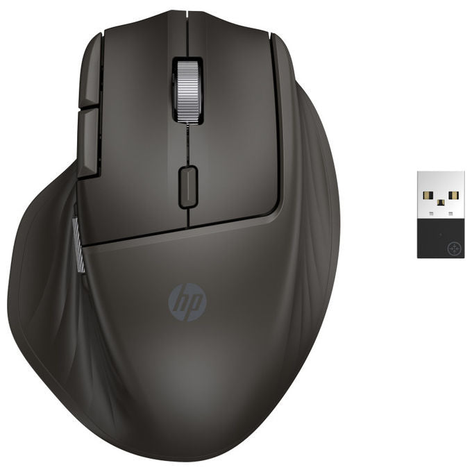 HP, Mouse Wireless Ultra-Fast, Nero, 6 Pulsanti Programmabili