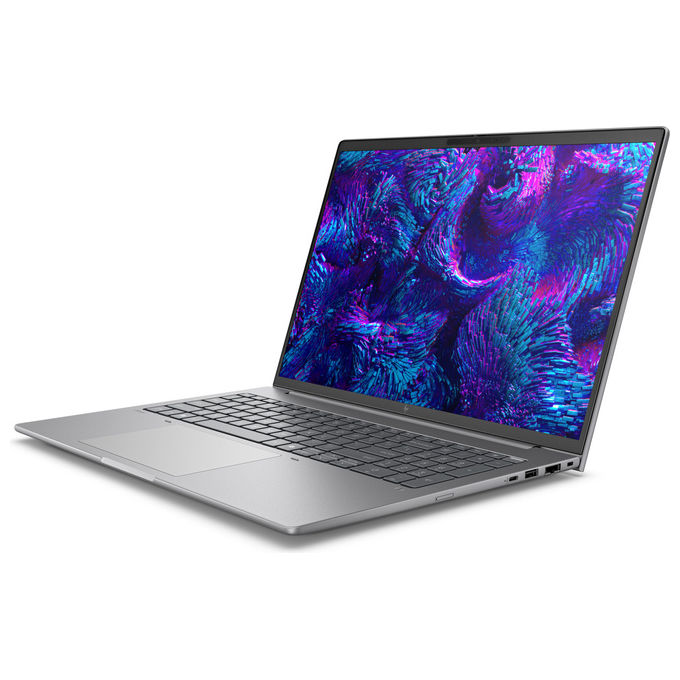 HP D00YJET ZBook 8 G1i Wolf Pro Security Edition Intel Core Ultra 9 285H Workstation Mobile 16 pollici WUXGA 32 GB DDR5 1 TB SSD NVIDIA RTX 500 Ada Windows 11 Pro colore Argento