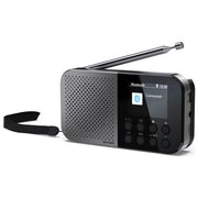 Sharp, Radio Digitale Portatile DAB FM, Grigio