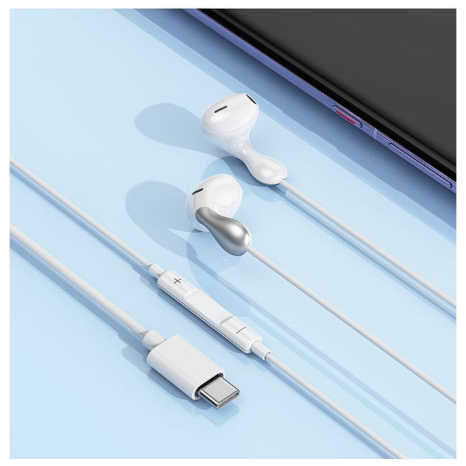 Samsung GP-OEU025RLBWY Auricolari In-ear Cablati USB-C con Microfono e Controllo Volume colore Bianco