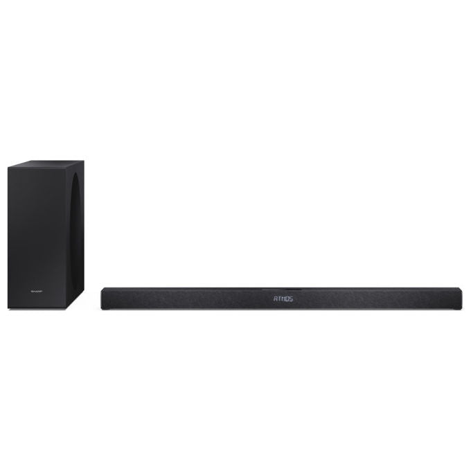 Sharp HT-SBW320 Soundbar 2.1 canali 360W Subwoofer Wireless Bluetooth 5.3 HDMI eARC Dolby Atmos DTS Virtual:X colore Nero