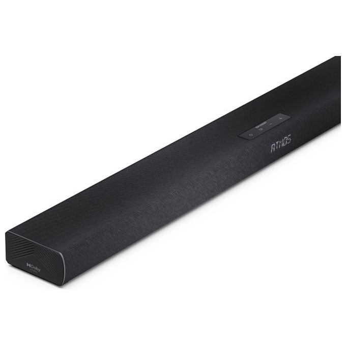 Sharp HT-SBW320 Soundbar 2.1 canali 360W Subwoofer Wireless Bluetooth 5.3 HDMI eARC Dolby Atmos DTS Virtual:X colore Nero