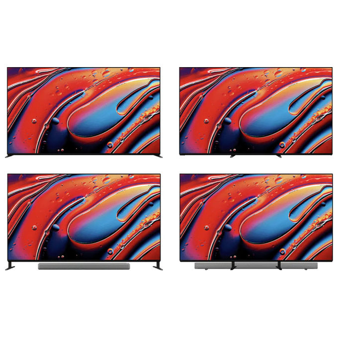 Sony, Tv 65'' 4K Ultra Hd Smart Tv Qled, Wi-Fi Nero