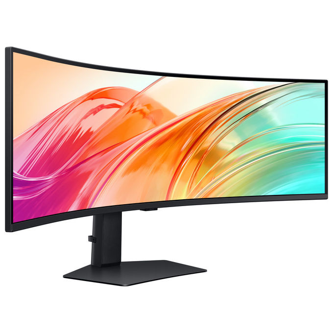 Samsung Monitor PC curvo 49'' Dual QHD LCD Nero