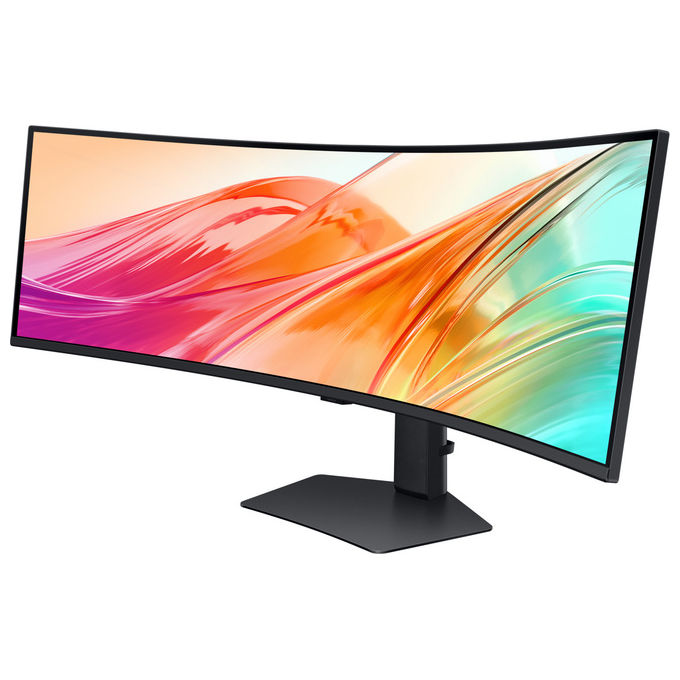 Samsung Monitor PC curvo 49'' Dual QHD LCD Nero