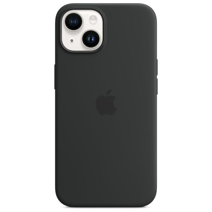 Apple, Custodia in Silicone MagSafe, iPhone 14, Mezzanotte