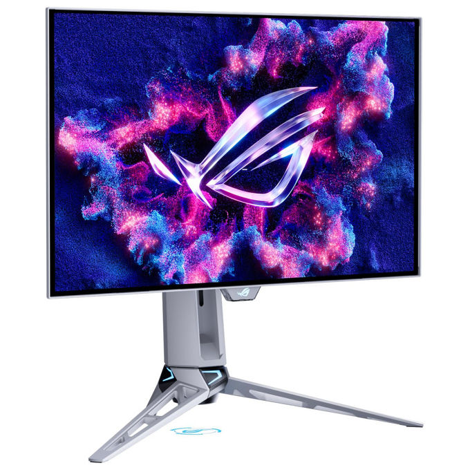 Asus, Monitor Gaming Rog Swift OLED PG27AQWP-W, 27'' QHD, Argento