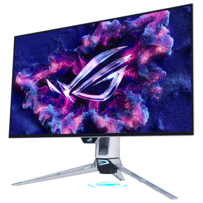 Asus, Monitor Gaming Rog Swift OLED PG27AQWP-W, 27'' QHD, Argento
