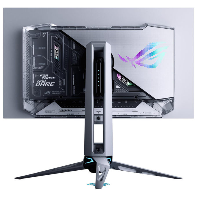 Asus, Monitor Gaming Rog Swift OLED PG27AQWP-W, 27'' QHD, Argento
