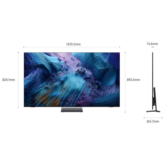 Samsung, Smart Tv Neo QLED 8K Mini LED, 65 Pollici, QE65QN990FTXZT, 2025