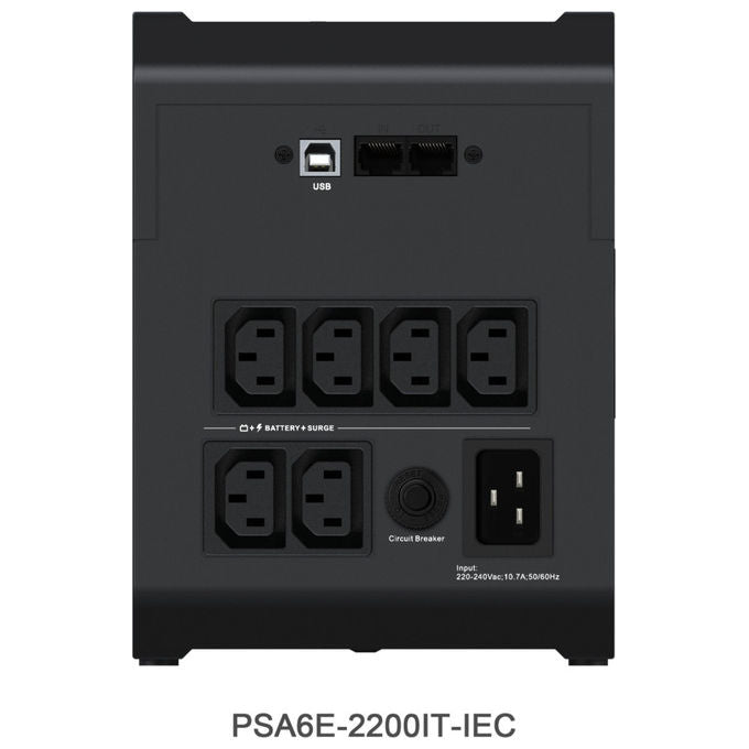 Vertiv, Gruppo di Continuita' UPS, 2.2 kVA, 1225W, Line-Interactive, 6 Prese AC