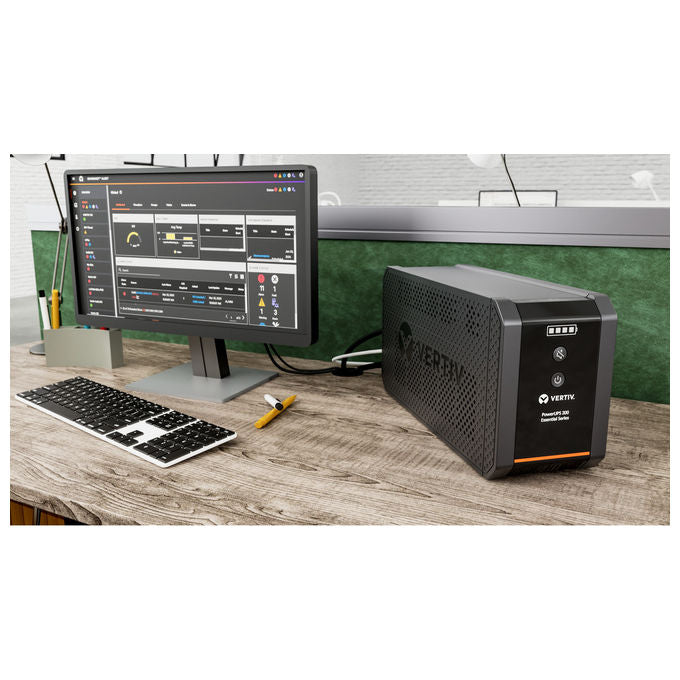 Vertiv PSA6E-600IT-IEC, Gruppo di Continuita', 0.6 kVA, 315 W, Linea Interattiva, Nero