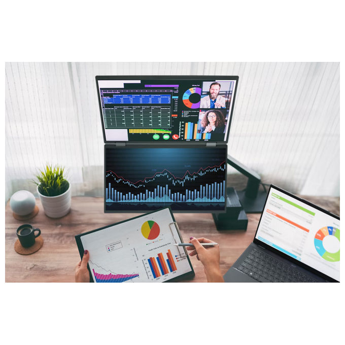 Acer PD163QBMIUUX Monitor Portatile 15.6'' Full HD IPS LED 1920x1080 60Hz 250 cd-m² Hub USB-C HDMI colore Grigio
