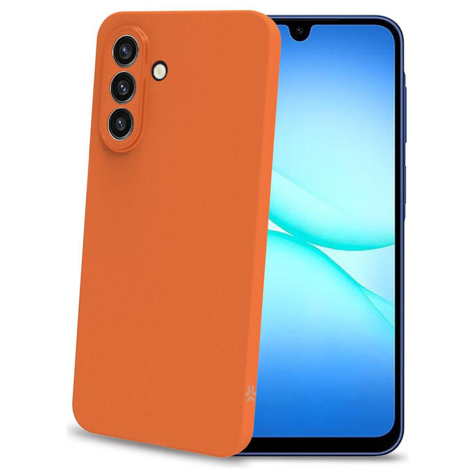 Celly Cover Sandcase Arancione Trasparente Anti-shock per Samsung Galaxy A17 5G