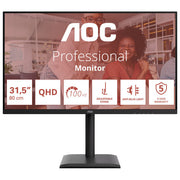 Aoc, Monitor Pc 31.5'' QHD, 2560 x 1440, Led Nero