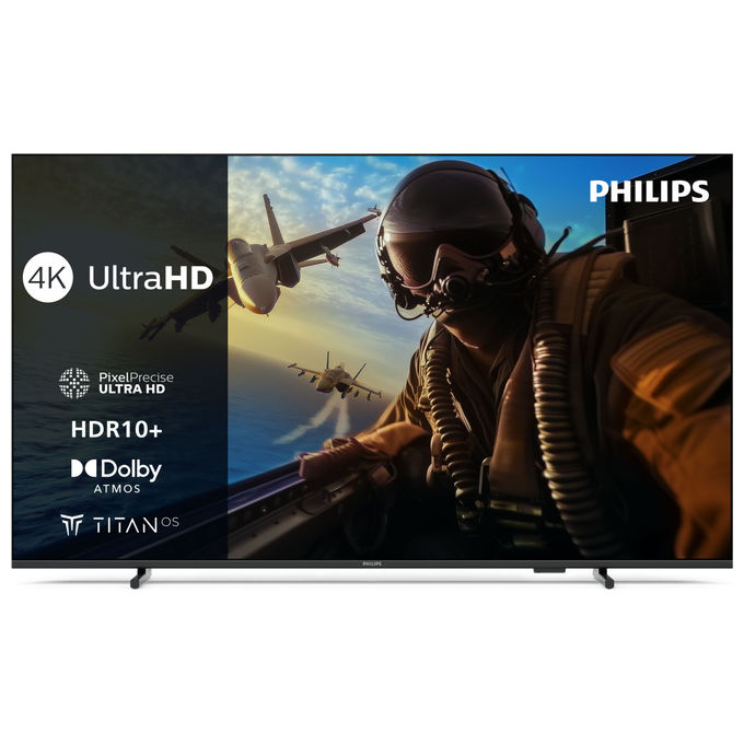 Philips 50PUS7000-12 Serie 7000 Smart TV LED 50'' 4K Ultra HD Titan OS Dolby Atmos HDR10 Wi-Fi colore Nero