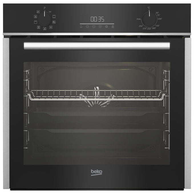 Beko BCBIM16300XDE b300 Forno da incasso Elettrico Multifunzione 72 L Classe A+ 9 Funzioni Grill Aria Calda 3D (60x60x60 cm) colore Acciaio Inox