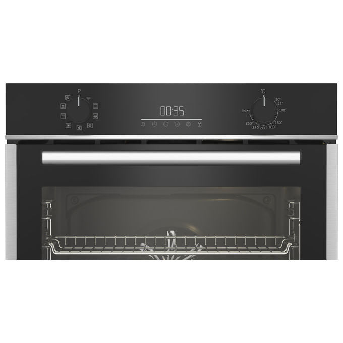 Beko BCBIM16300XDE b300 Forno da incasso Elettrico Multifunzione 72 L Classe A+ 9 Funzioni Grill Aria Calda 3D (60x60x60 cm) colore Acciaio Inox