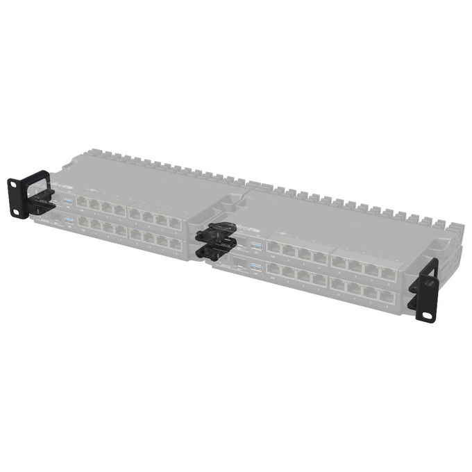 Mikrotik, Kit Montaggio Rack K-79, per Router RB5009 e Serie L009, Nero