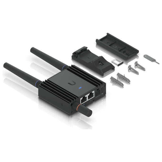 Ubiquiti UMR-ULTRA Router di Rete Cellulare 4G LTE Cat4 Wi-Fi 4 2 Porte Fast Ethernet NanoSIM USB-C colore Nero