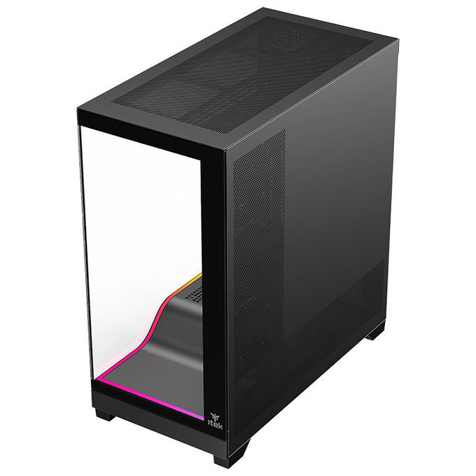 Itek Showbui Wave 82B, Case Tower, Nero, Gaming, ATX