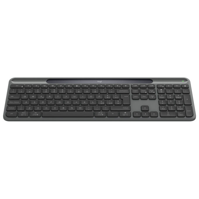 Logitech, Tastiera Slim Solar, Grafite, Layout Italiano