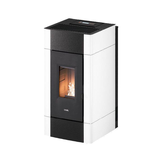 Cadel, Stufa a Pellet Canalizzabile Cristal 9 Plus, 8.5 kW, Ghisa, A+
