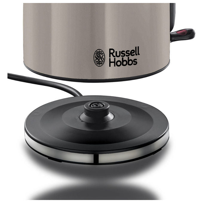 Russell Hobbs, Bollitore Elettrico 1.7L, 2400W, Colours Plus Moka, Nero e Crema